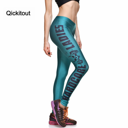 Qickitout Leggings 2016 Women's New Sexy Pants Slim Leggings Skinny Fitness New Trousers Plus size S-4XL Drop shipping