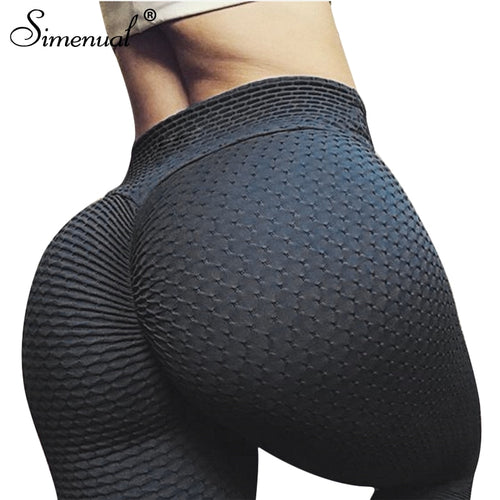 Simenual Ruching push up leggings for fitness clothing 2018 bodybuilding sexy legging sportswear athleisure black women's pants